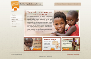 Healing Homes Project Website
